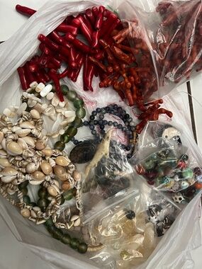 Miscellaneous craft lot with lots of coral!